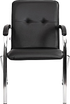 Кресло посетителя Bels Samba chrome v14 накладки кожзам
