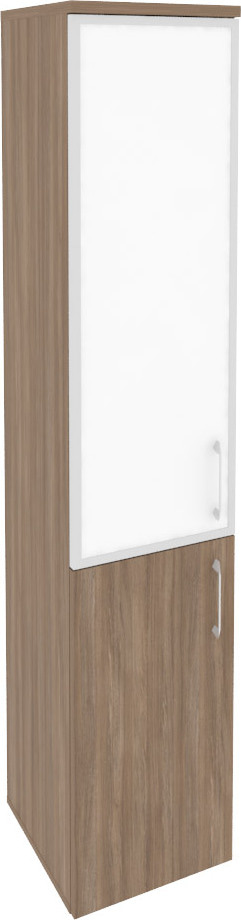 Шкаф высокий узкий левый Onix O.SU-1.2R(L) white