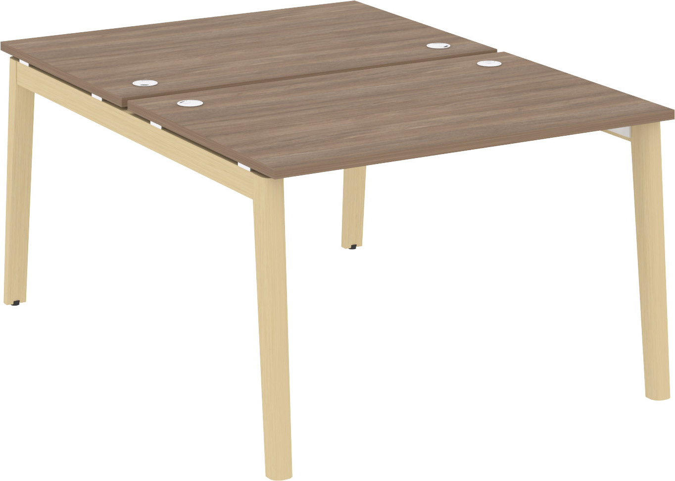 Рабочая станция на 2 рабочих места Onix Wood OW.D.RS-2.2.8