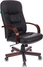 Кресло руководителя Бюрократ T-9908 WALNUT