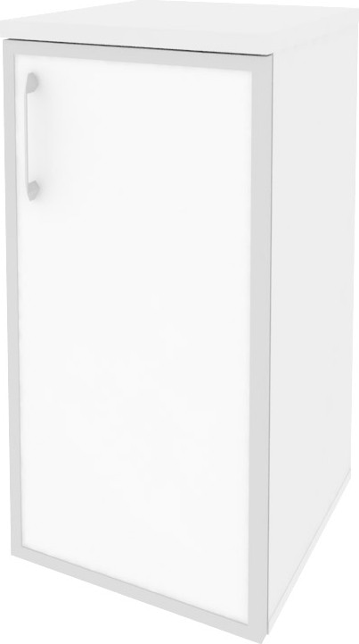 Шкаф низкий узкий правый Onix O.SU-3.2R(R) white
