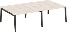 Рабочая станция на 4 рабочих места Onix Wood OW.D.RS-4.3.8