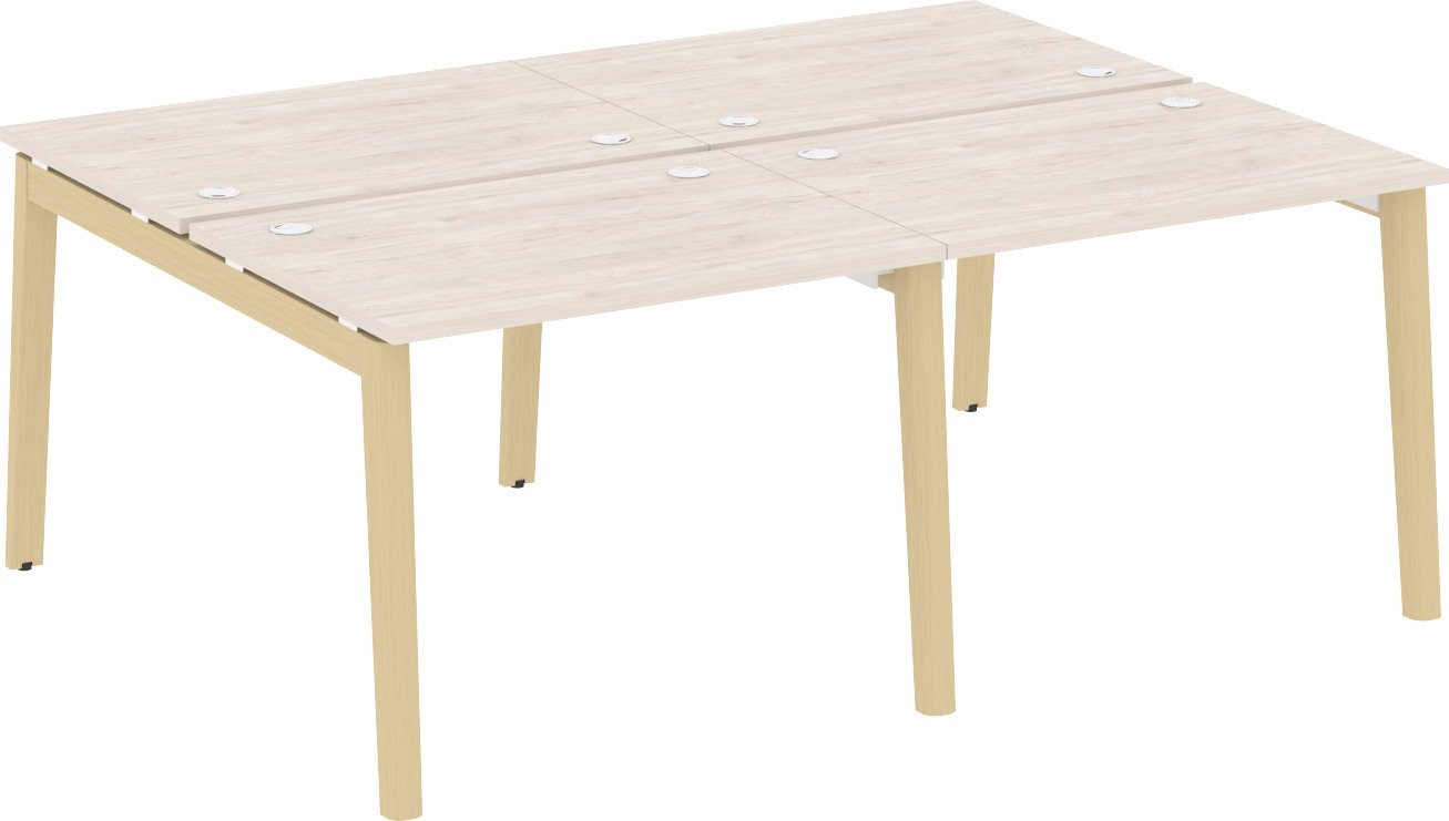 Рабочая станция на 4 рабочих места Onix Wood OW.D.RS-4.1.7