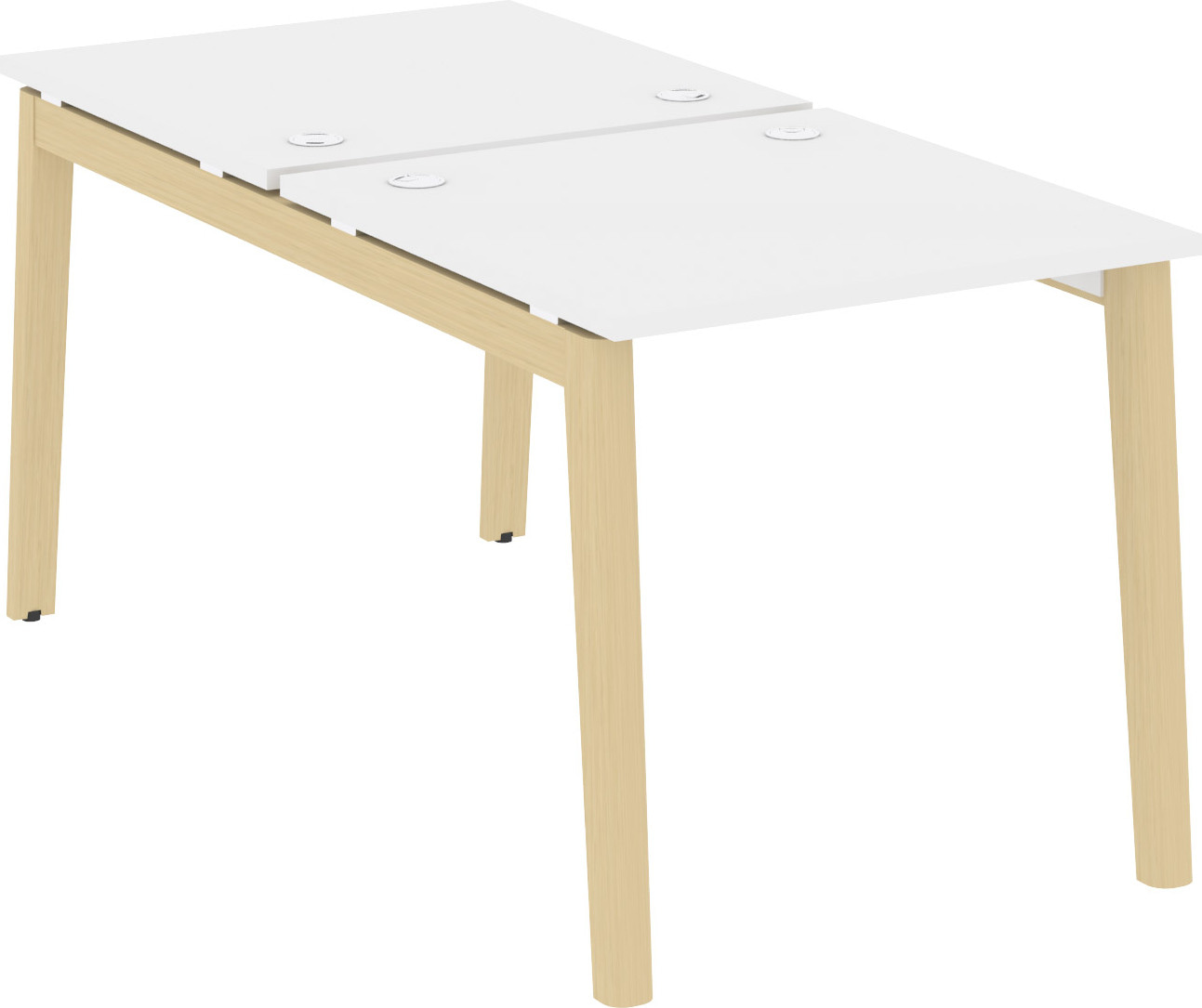 Рабочая станция на 2 рабочих места Onix Wood OW.D.RS-2.0.8