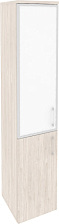 Шкаф высокий узкий левый Onix O.SU-1.2R(L) white