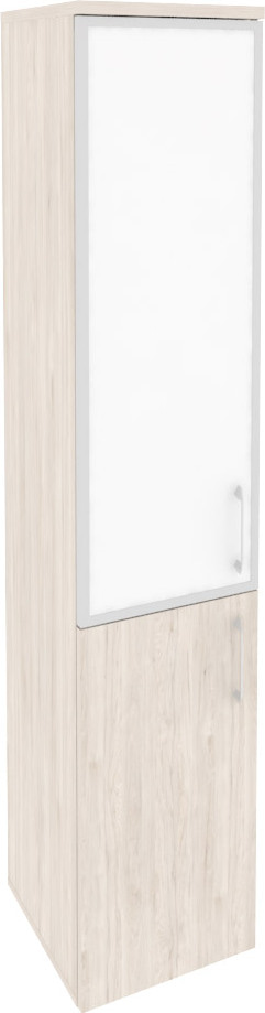 Шкаф высокий узкий левый Onix O.SU-1.2R(L) white