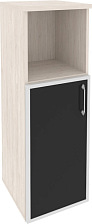 Шкаф средний узкий левый Onix O.SU-2.2R(L) black
