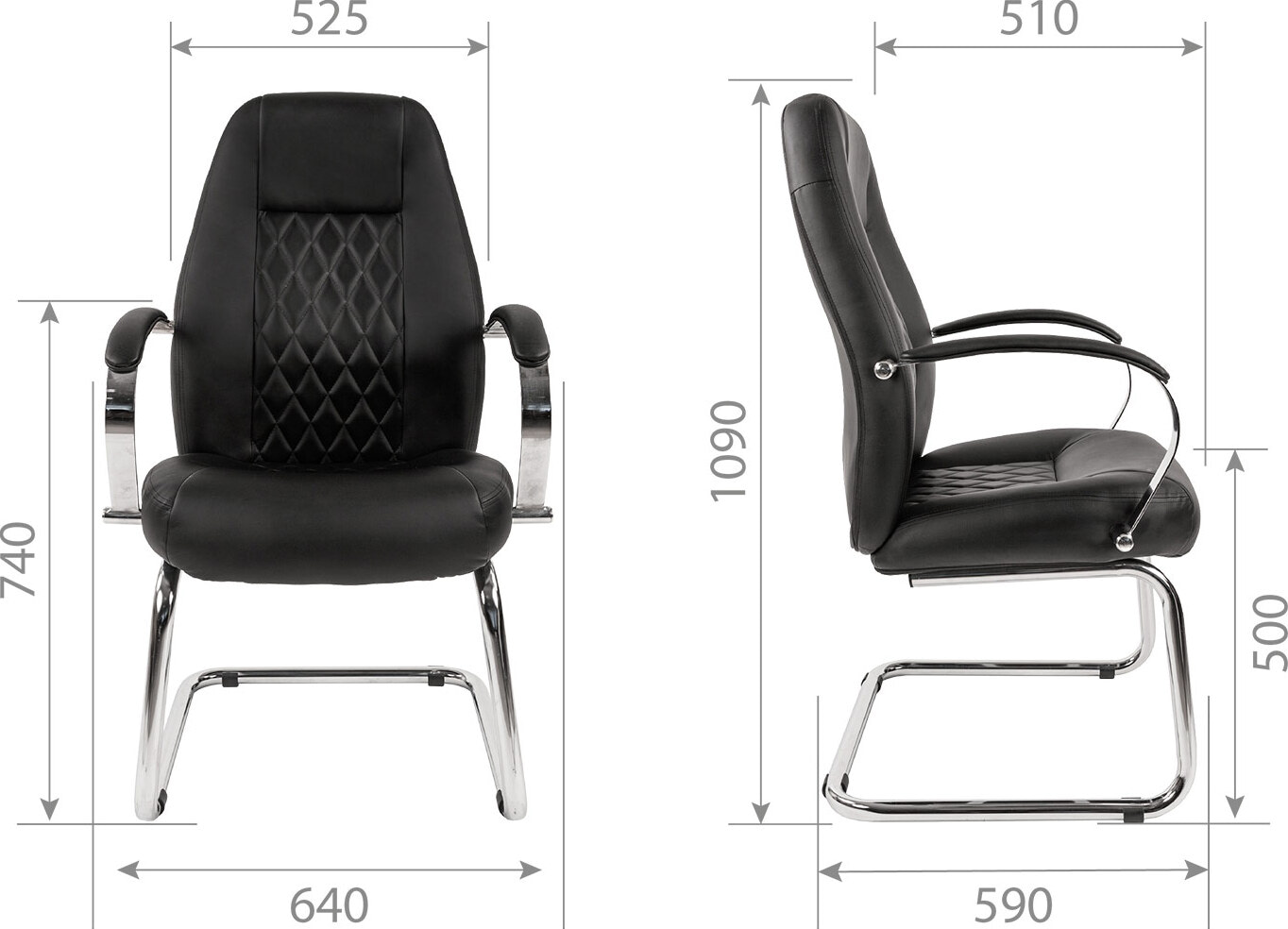 Кресло посетителя Chairman 950V