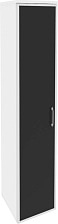 Шкаф высокий узкий левый Onix O.SU-1.10R(L) black