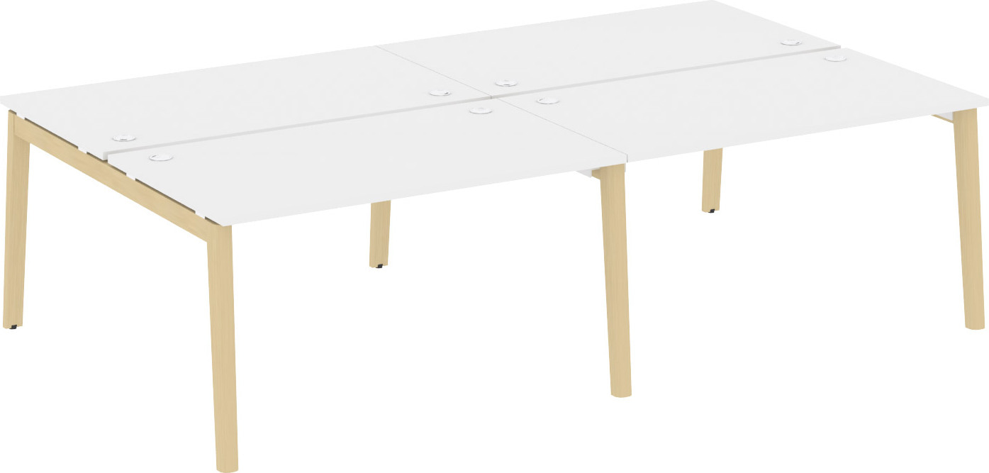 Рабочая станция на 4 рабочих места Onix Wood OW.D.RS-4.3.8