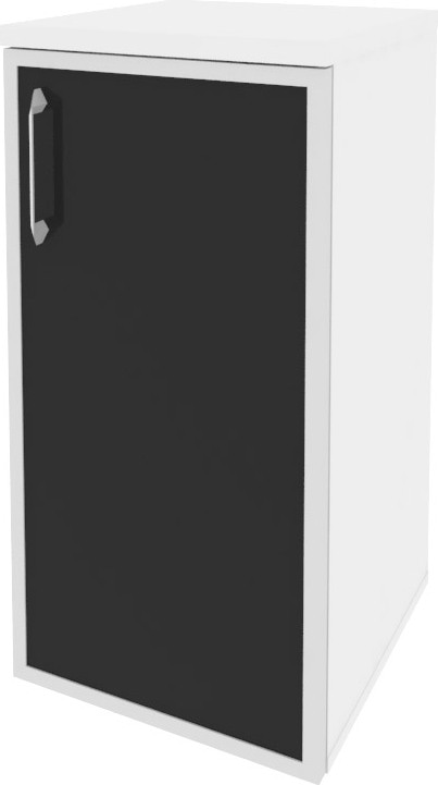 Шкаф низкий узкий правый Onix O.SU-3.2R(R) black