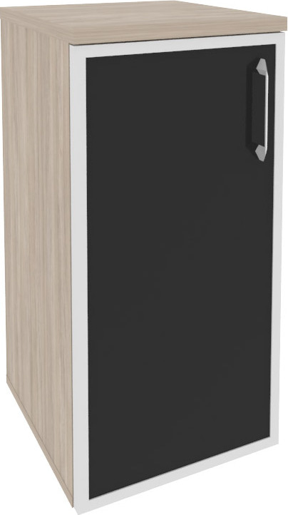 Шкаф низкий узкий левый Onix O.SU-3.2R(L) black
