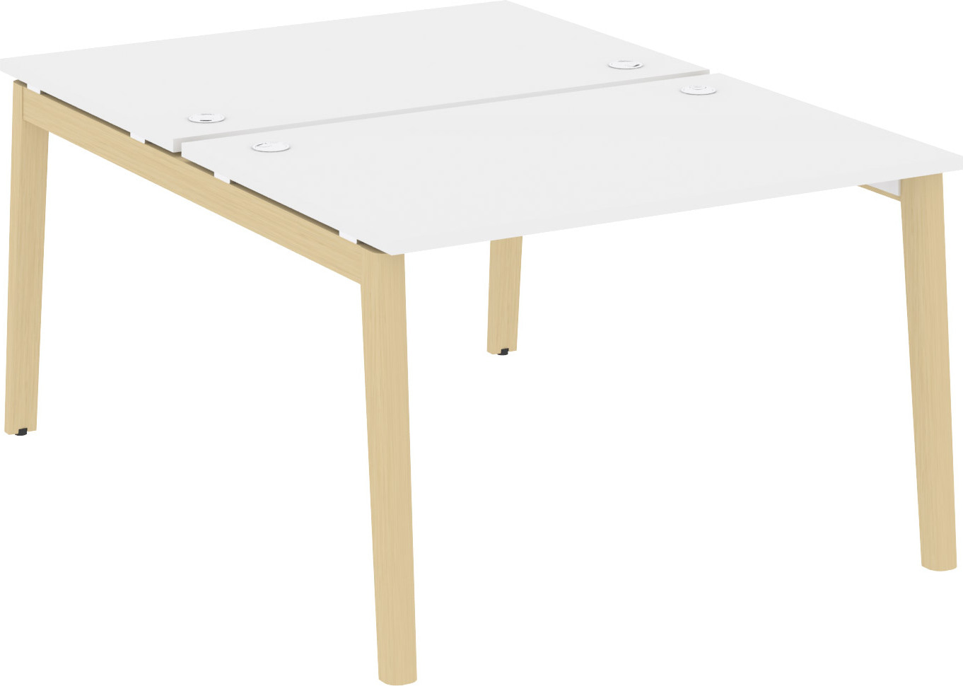 Рабочая станция на 2 рабочих места Onix Wood OW.D.RS-2.2.8