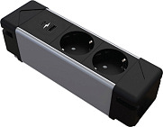 Блок электрификации Under Desk 2P+2USB A+C
