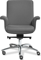 Кресло руководителя Multi-office Split Chrome B ткань