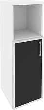 Шкаф средний узкий левый Onix O.SU-2.2R(L) black