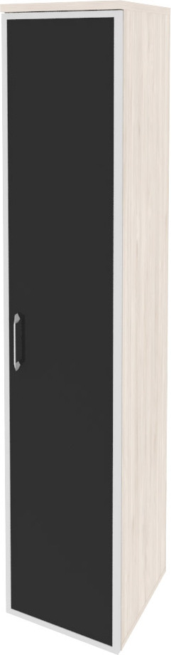 Шкаф высокий узкий правый Onix O.SU-1.10R(R) black