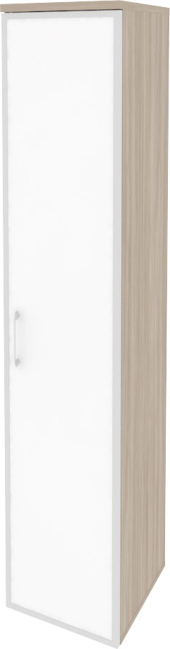 Шкаф высокий узкий правый Onix O.SU-1.10R(R) white