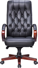 Кресло офисное Премиум Everprof Monaco Wood PU