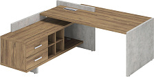 Стол руководителя Wood&Stone СФ-531211 левый