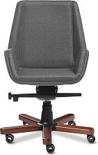 Кресло руководителя Multi-office Siena Chrome B ткань