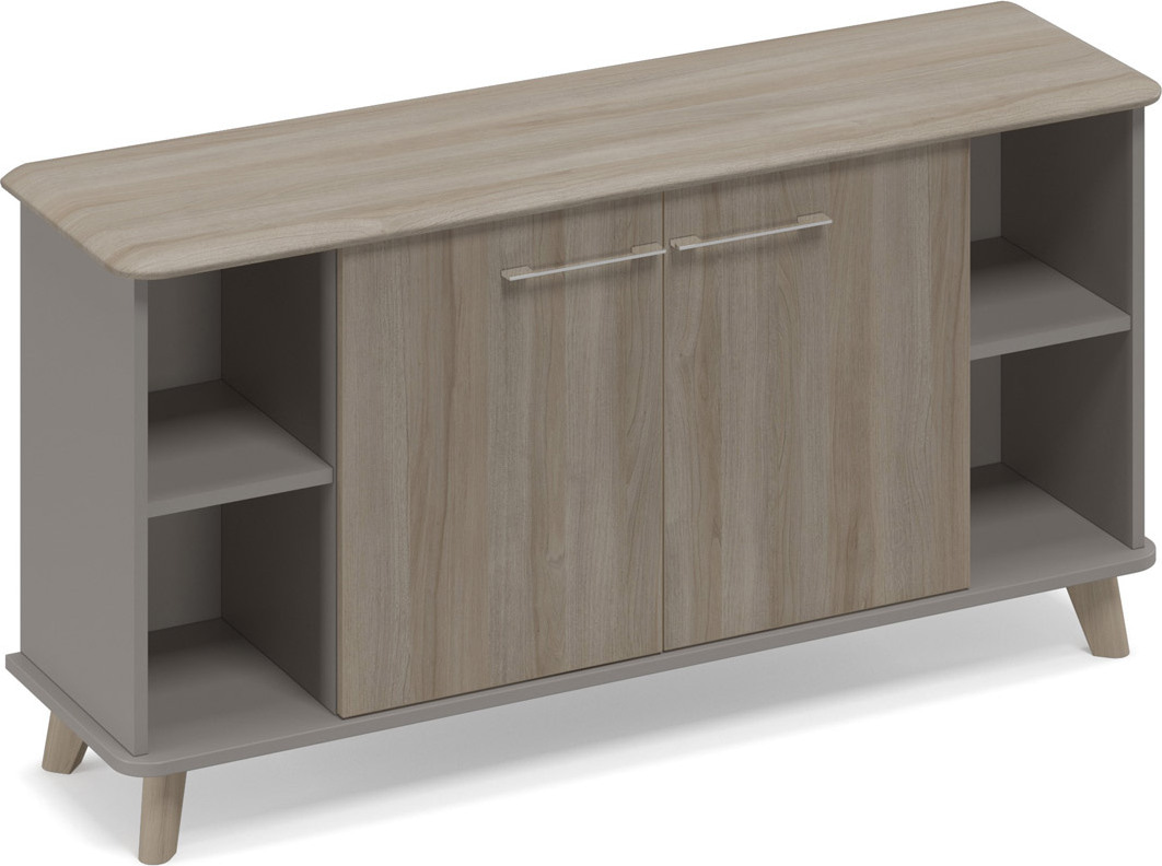 Шкаф низкий полузакрытый греденция Time Wood ТМ 350