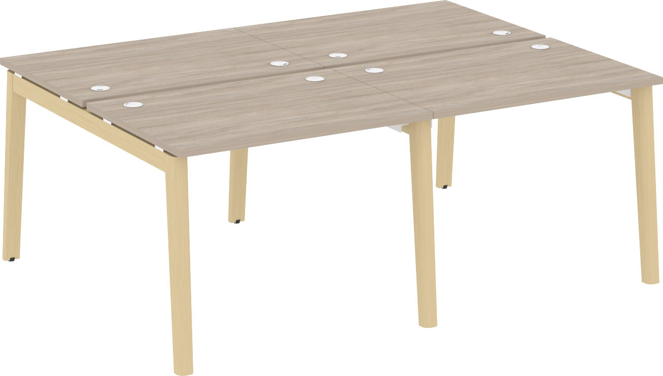 Рабочая станция на 4 рабочих места Onix Wood OW.D.RS-4.1.7