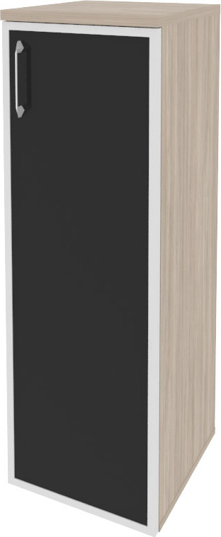 Шкаф средний узкий правый Onix O.SU-2.4R(R) black