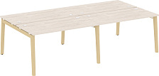 Рабочая станция на 4 рабочих места Onix Wood OW.D.RS-4.3.7