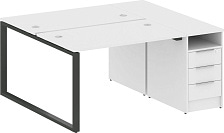 Рабочая станция с опорной тумбой БО.РС-СТП-2.2