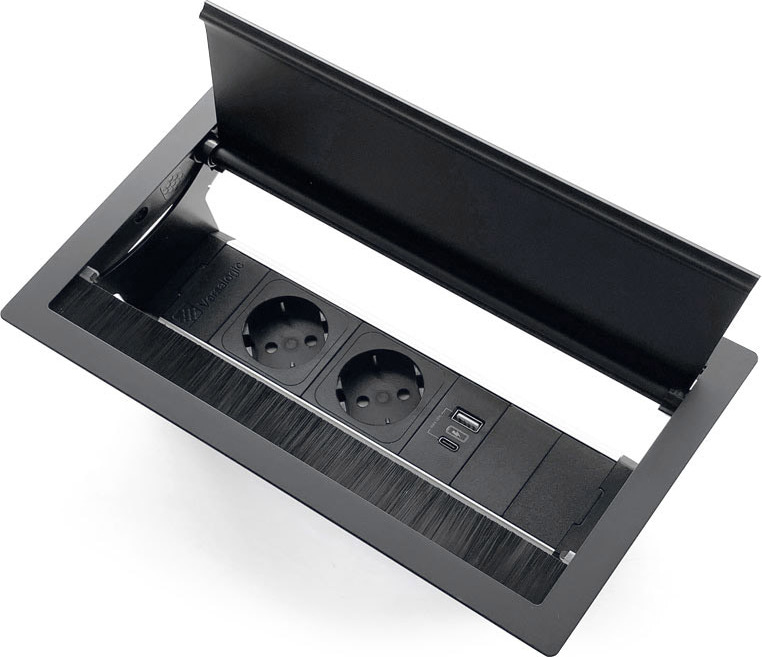 Розеточный блок VersaFlap Mono 2p+2usb