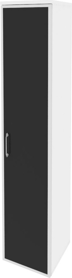 Шкаф высокий узкий правый Onix O.SU-1.10R(R) black