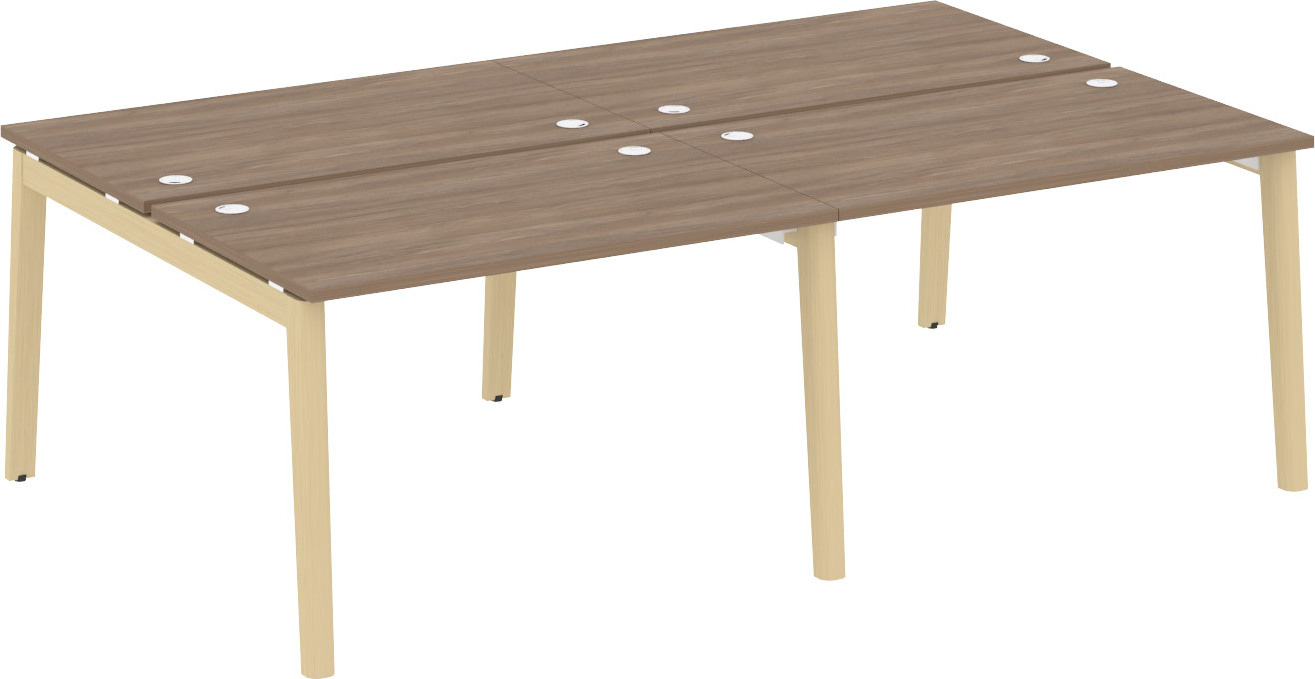 Рабочая станция на 4 рабочих места Onix Wood OW.D.RS-4.2.7