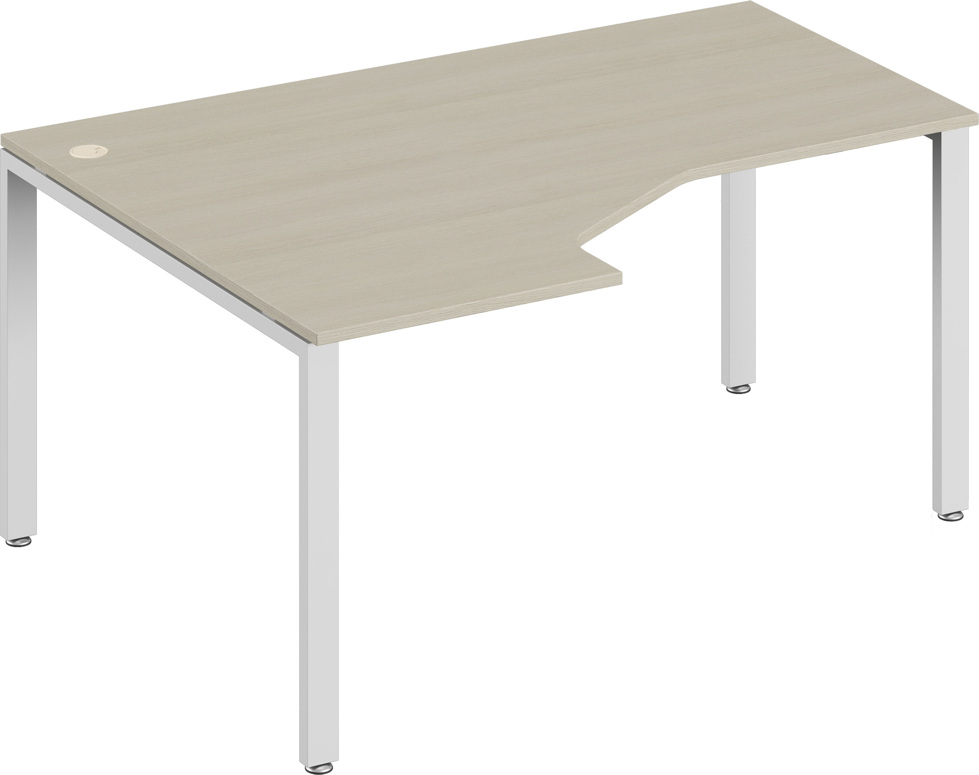 Эргономичный стол левый Trend Metal TDM322156