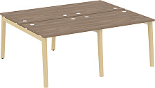 Рабочая станция на 4 рабочих места Onix Wood OW.D.RS-4.1.8