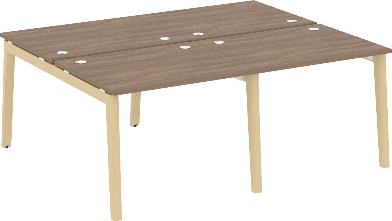 Рабочая станция на 4 рабочих места Onix Wood OW.D.RS-4.1.8