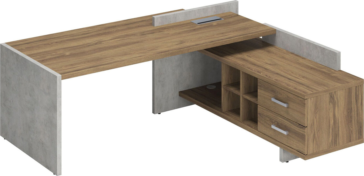 Стол руководителя Wood&Stone СФ-531202 правый