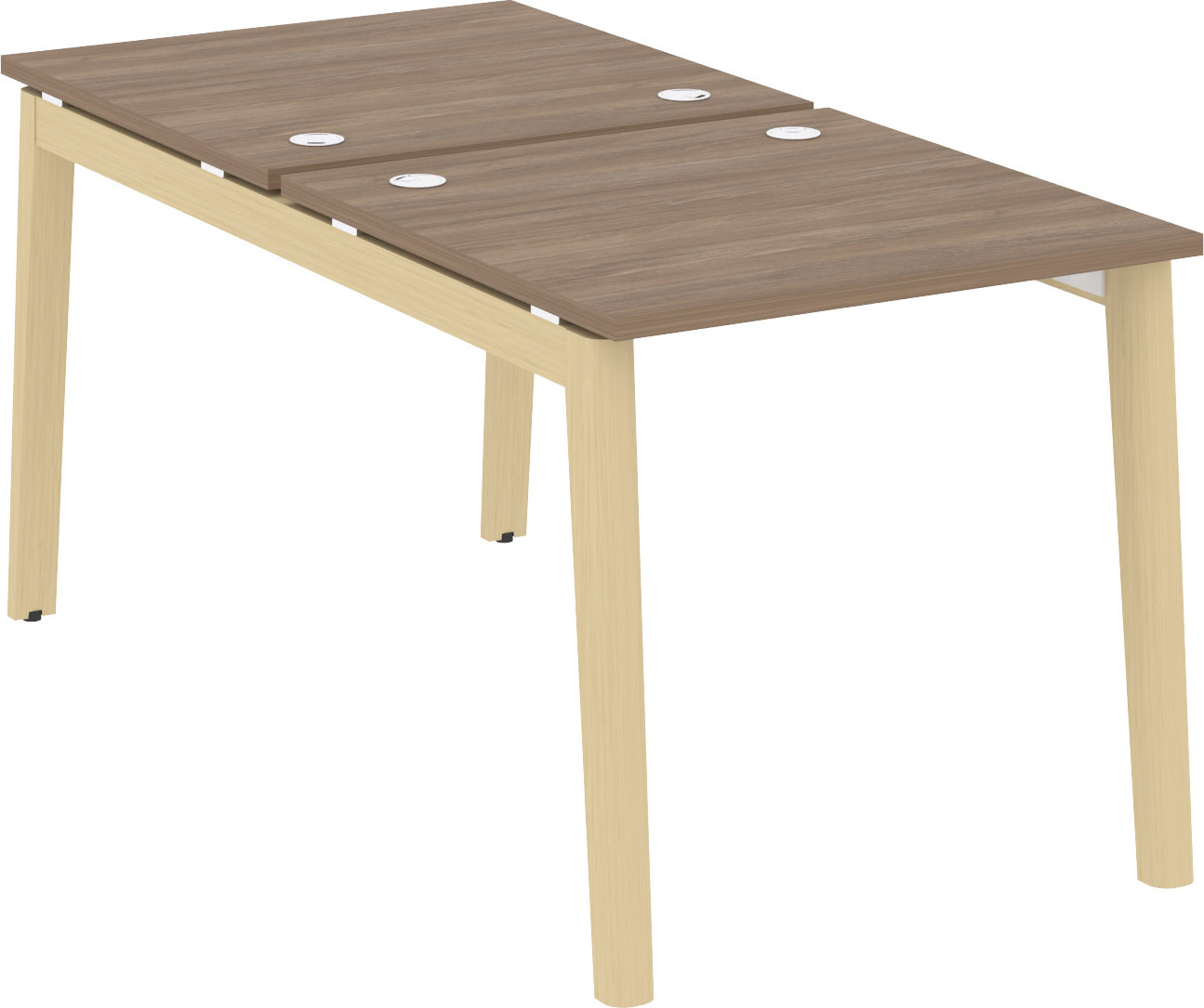 Рабочая станция на 2 рабочих места Onix Wood OW.D.RS-2.0.8