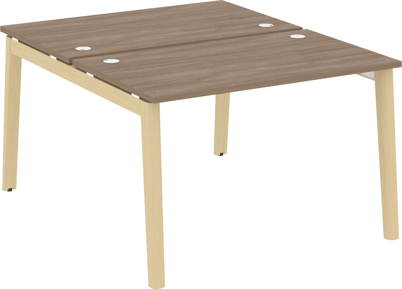 Рабочая станция на 2 рабочих места Onix Wood OW.D.RS-2.2.7