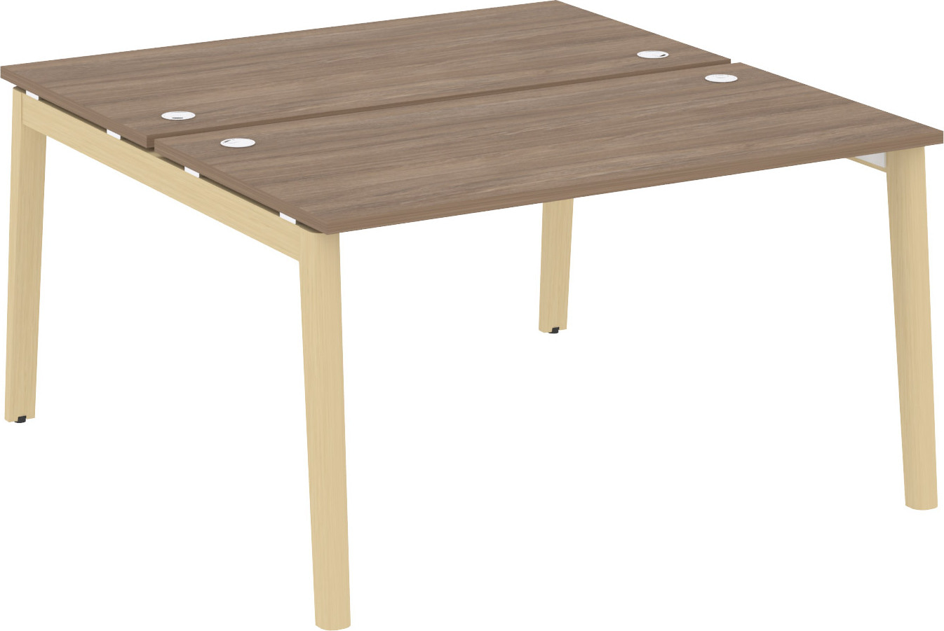 Рабочая станция на 2 рабочих места Onix Wood OW.D.RS-2.3.7