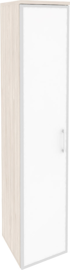 Шкаф высокий узкий левый Onix O.SU-1.10R(L) white