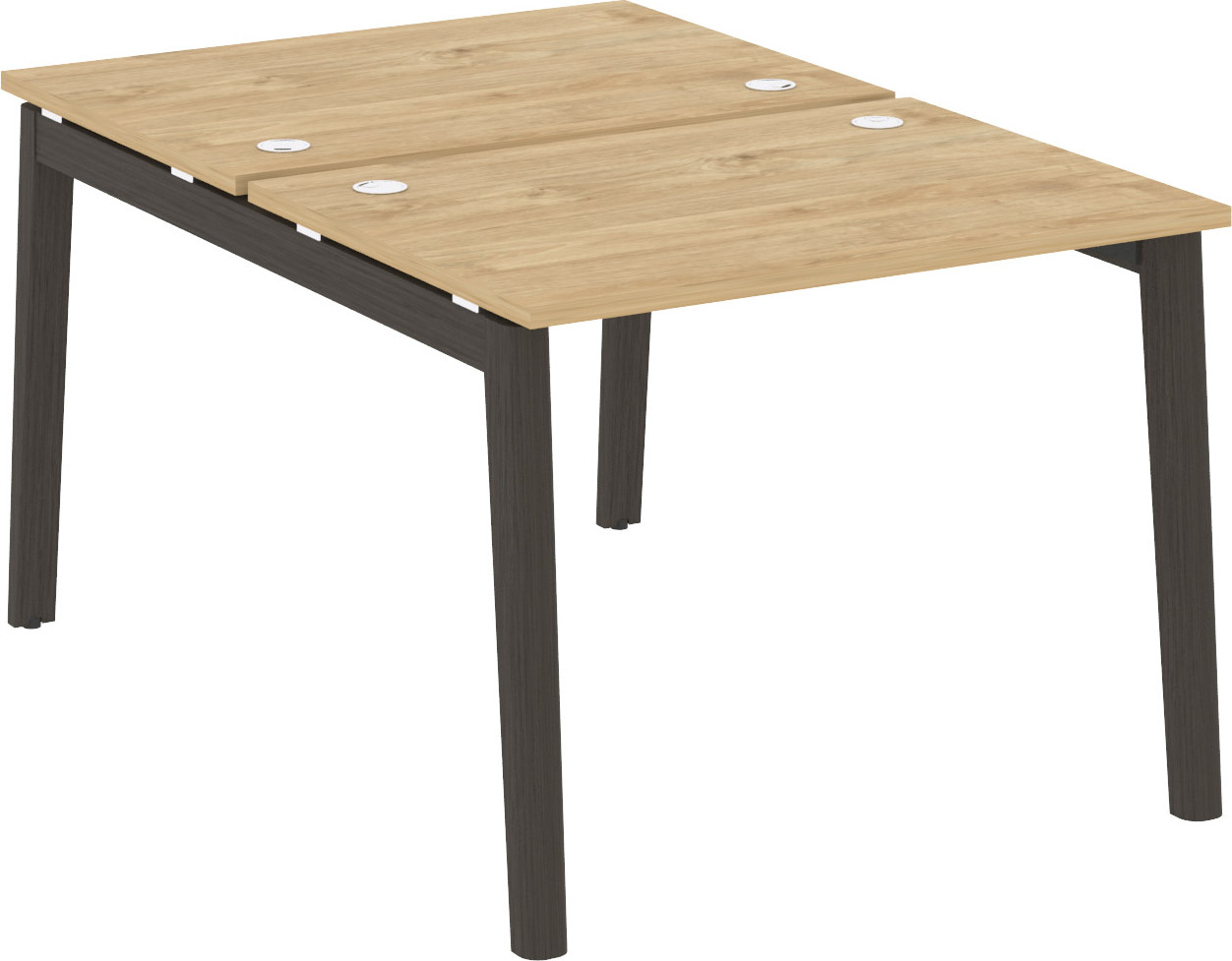 Рабочая станция на 2 рабочих места Onix Wood OW.D.RS-2.1.7