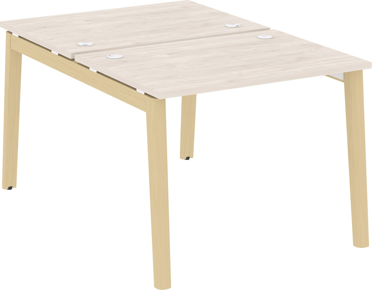 Рабочая станция на 2 рабочих места Onix Wood OW.D.RS-2.1.7