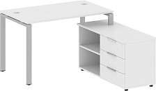 Рабочая станция с опорной тумбой БП.РС-СТС-2.2 Пр